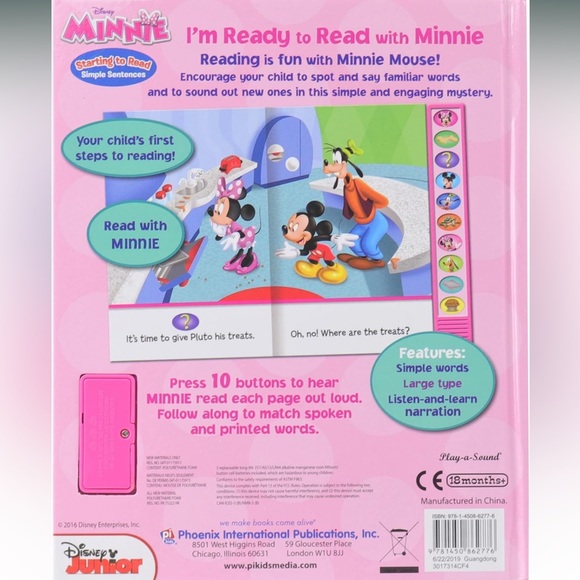 Minnie Mouse Book “Ready to Read with Minnie” - Picture 2 of 4